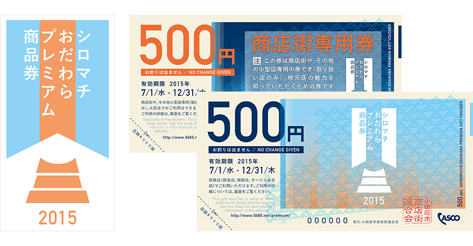 シロマチおだわらプレミアム商品券