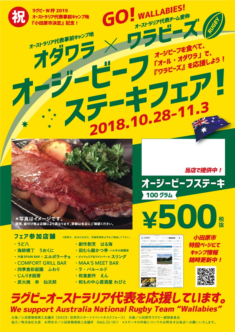 オージービーフステーキフェア!